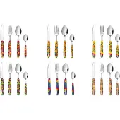 Excelsa Besteckset Of 24 Stück Gipsy Soul Stahl Bunt