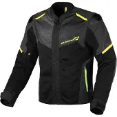 Macna Orcano 2.0 NightEye Motorrad Textiljacke, schwarz/neon, L