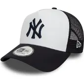 New Era Baseball Cap , Damen, blau (navy), Web, Microfaser, unifarben mit Farbeinsatz, Caps Baseball Cap, mit Mesheinsatz