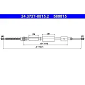 Ate Seilzug Feststellbremse 24.3727-0815.2 für Peugeot 306