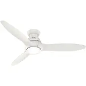 HUNTER FANS DC Deckenventilator Calabasas LP Weiss mit LED
