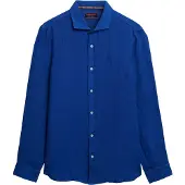 Superdry Embroidered Vacation Linen Langarmhemd