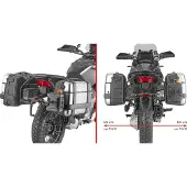 Givi Moto Guzzi Stelvio 2024 One-fit Monokey Plo8208mk Montage Seitenkoffer