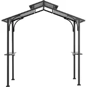 Sunjoy Stahl Grill Gazebo / Pavillon ECRINS - 153cm x 242cm, schwarz