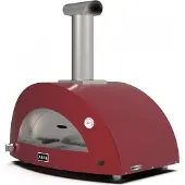 ALFA FORNI Moderno 3 Pizze Hybrid Antik Rot