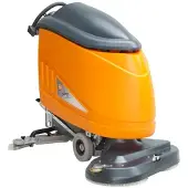 Diversey TASKI swingo 1850 BMS, Batteriebetriebene Scheuersaugmaschine für mittlere Flächen mit IntelliFlow, Radantrieb und innovativer W-förmiger Saugdüse sowie integriertem Ladegerät inkl. 4 Stück Batterie 6