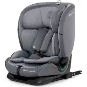 Kinderkraft ONETO3 i-Size Kindersitz 76-150 cm - ISOFIX & TOP TETHER - 3-lagige Kopfstütze - RECLINING-Funktion - ab 15 Monate bis 12 Jahre - Grau