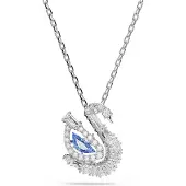 Swarovski Halskette - Kette - Gr. unisize - in Blau - für Damen