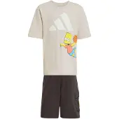 Adidas Sportswear The Simpsons T-shirt Set Wonder Beige Größe: 92 | Sportbekleidung Outlet | kids | Braun