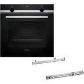 Siemens Einbau-Backofen HB517GBS3, inkl Clip-Auszug HZ538000