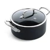 Greenpan Kochtopf Barcelona Pro mit keramischer Antihaftbeschichtung 24 cm