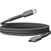 Fresh 'n rebel 2ccc201sg, 2 m, USB C, USB C, Grau