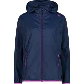 CMP Damen Regenjacke Pack Pocket mit Kapuze blau 46