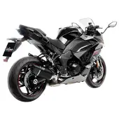 Leo Vince LV-14R Auspuffsystem mit EG-BE S/O 2-1 BL - NINJA 1000SX 20-