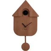 Karlsson - Kuckucksuhr Modern Cuckoo - Braun - 8.5x21.5x41cm