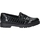 Rieker Mocassin Mocassin - Zwart croco lak - Maat 42