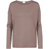 Mey Langarm-Shirt Serie Pure Chic Milk`n Coffee | Größe S