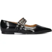 Toral Damen Ballerinas Coeur - Zwart - Größe 37