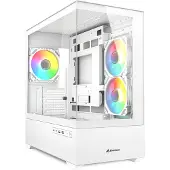 Sharkoon MK6 RGB, Midi Tower, PC, Schwarz, micro ATX, Mini-ITX, Gaming, Multi