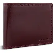 Bugatti Leder Geldbörse Savona Wallet With Flap 8CC Bordeaux weinrot