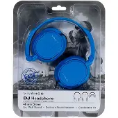 Vivanco VIVancoHochwertige Over-Ear DJ-Kopfhörer Blau, Großartiger Klang und maximaler Komfort, 3,5 mm Klinke, Gepolsterter, verstellbarer Kopfbügel, 1,8 m Kabel