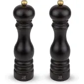 Peugeot Pfeffer-/Salzmühlenset Paris Duo 22cm schokolade, Salz- & Pfeffermühle, Schokolade, Holz, 220 mm