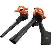 Black & Decker BEBLV260-QS, Handgehaltenes Gebläse, 315 km/h, 40 l, 10:1, Schwarz, Orange, 102,5 dB