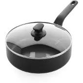 Greenpan Stielkasserolle Essence Mit Keramischer Antihaftbeschichtung Mit Deckel 24 cm
