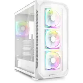 Sharkoon AK5G RGB, Midi Tower, PC, Weiß, ATX, micro ATX, Mini-ITX, Multi, Taschenlüfter