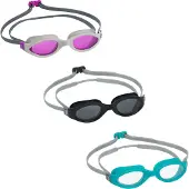 Bestway Schwimmbrille - - Modell 21077 - Silikon - UV-Schutz - Unisex ab 14 Jahren