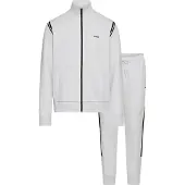 BOSS Regular-Fit Trainingsanzug-Set aus Stretch-Baumwolle mit Streifen-Einsätzen Grösse L
