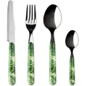 Excelsa Besteckset 24 Stück Foliage Stahl Bunt