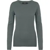 Vero Moda Rundhalspullover "VMCARE STRUCTURE LS O-NECK BLOU NOOS" mit Strukturmuster