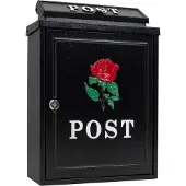 Profirst Briefkasten DaytonaRose schwarz