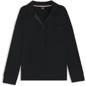 BOSS Pyjama-T-Shirt Sheen 50545588 Schwarz Relaxed Fit 36