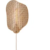 Good&Mojo Wandlampe Kinabalu, Holz hell, für Wohn- / Esszimmer, Bambus, Wandleuchte, Wandlampe Innen