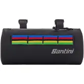 Santini Fahrradtasche - UCI WORLD CHAMPION HANDLEBAG - Schwarz