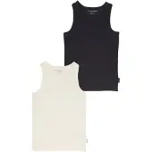 Tom Tailor T-Shirt , Kinder, Gr. 140, weiß (wool weiß), Feinripp, Obermaterial: 93% Baumwolle, 7% Elasthan, unifarben, gerade hüftbedeckend, Rundhals, Shirts T-Shirt, im 2er Pack