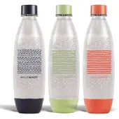 SodaStream Flaschen – Fuse Limited Edition – 3er-Pack 1-Liter-Flaschen – PFAS-frei