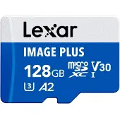 Lexar Image Plus MicroSD-Karte UHS-I V30 R100 MB/s - 128GB