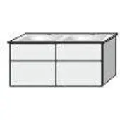 Sanipa UF32879 Set Keramik-WT 3way (UF328)