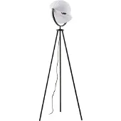 LUCANDE Helva Stehleuchte Schwarz/Weiß - , Helva, dimmbar, Schwarz, für Wohnzimmer, Kunststoff, Skandinavisch