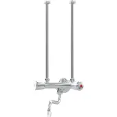 Stiebel Eltron Zweigriff-Wandarmatur, drucklos VL-G für offene Warmwasserspeicher/Boiler für Übertischinstallation, verchromt, 205617