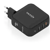 Aisens GaN Wall Charger ASCH-140W3P031-BK/ 2xUSB Type-C/ 1xUSB/ 140W