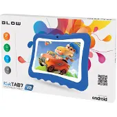 BLOW Tablet KidsTAB7 V2 4/32GB niebieskie etui 2MP