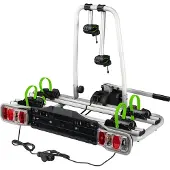 Wiltec Fahrrad Heckträger für 2 Fahrräder, Heckklappenträger bis 60 kg, Fahrradträger Anhängerkupplung klappbar, Fahrrad Träger mit Diebstahlschutz