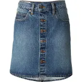 Levi's Levis Jeansrock "RETRO BUTTON FRON" leicht ausgestellt