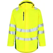 F-engel Warnschutz Hardshell Regenparka "1145-930" Safety - XXL - gelb/grün