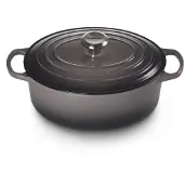Le Creuset Bräter Signature, rund, 29 cm Flint