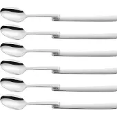 Zwilling Unyqoos 6er-Set Latte-Macchiato-Löffel – Edelstahl 18/10, poliert, spülmaschinengeeignet, zeitloses Design